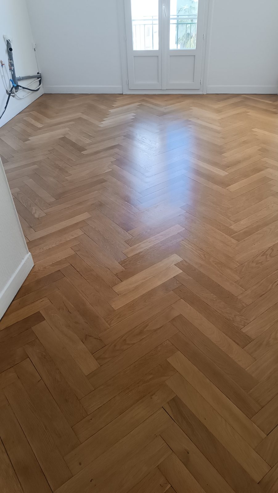 Rénovation d'un parquet en chêne massif